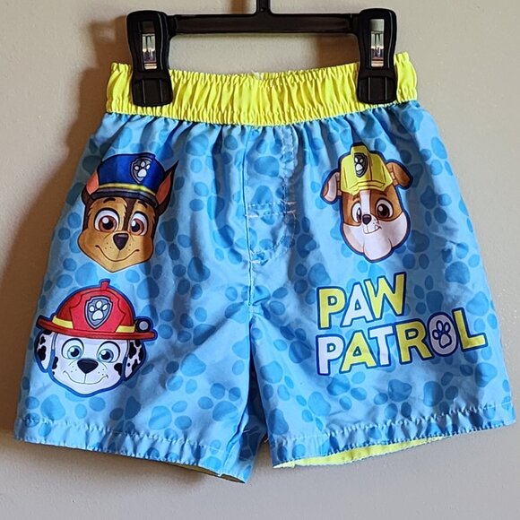 Paw Patrol Baby Boy Swim Trunks Size 18 Months - Picture 2 of 5